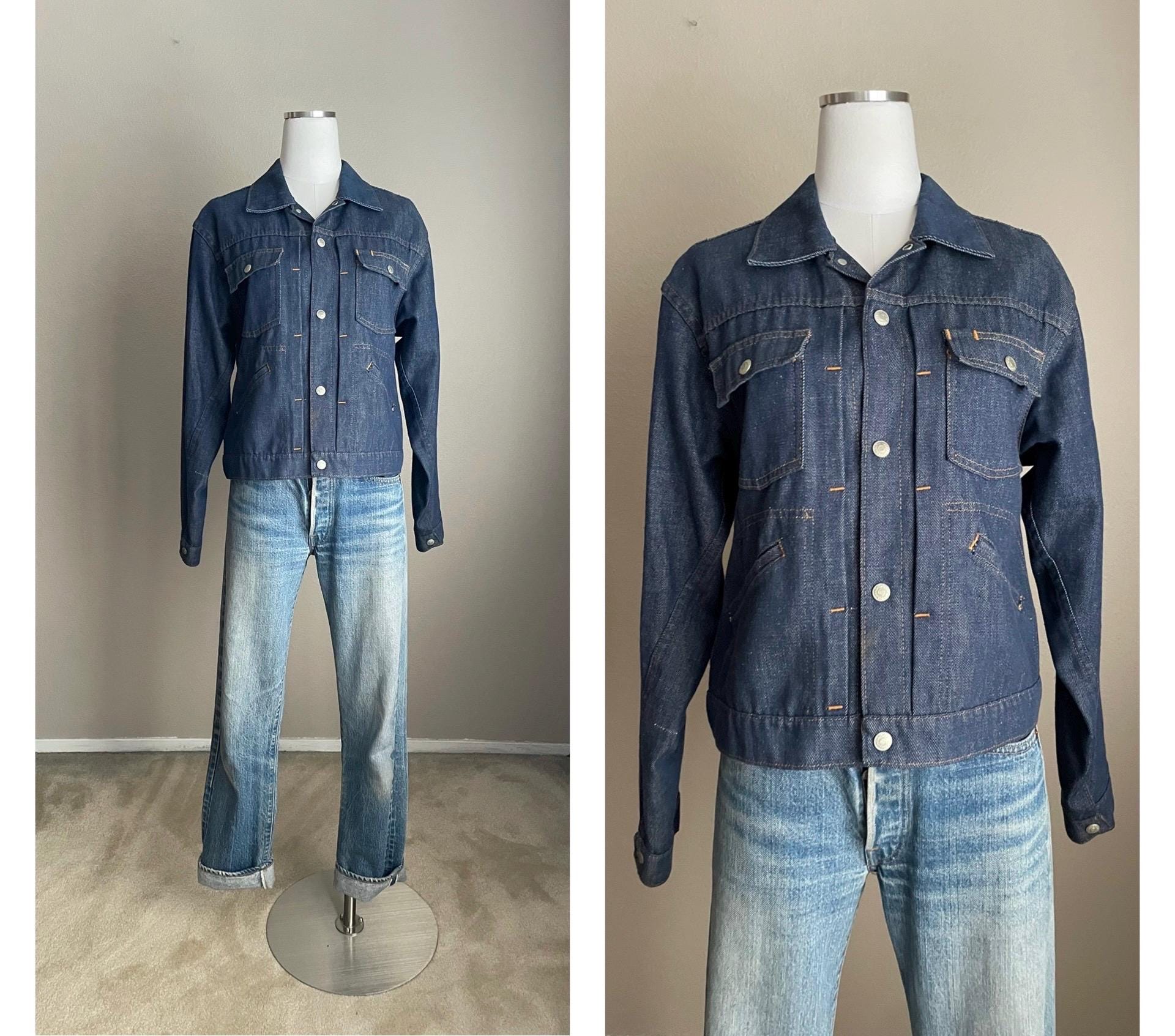 1960s Denim Jacket - Etsy 1960s Denim Jacket - Etsy