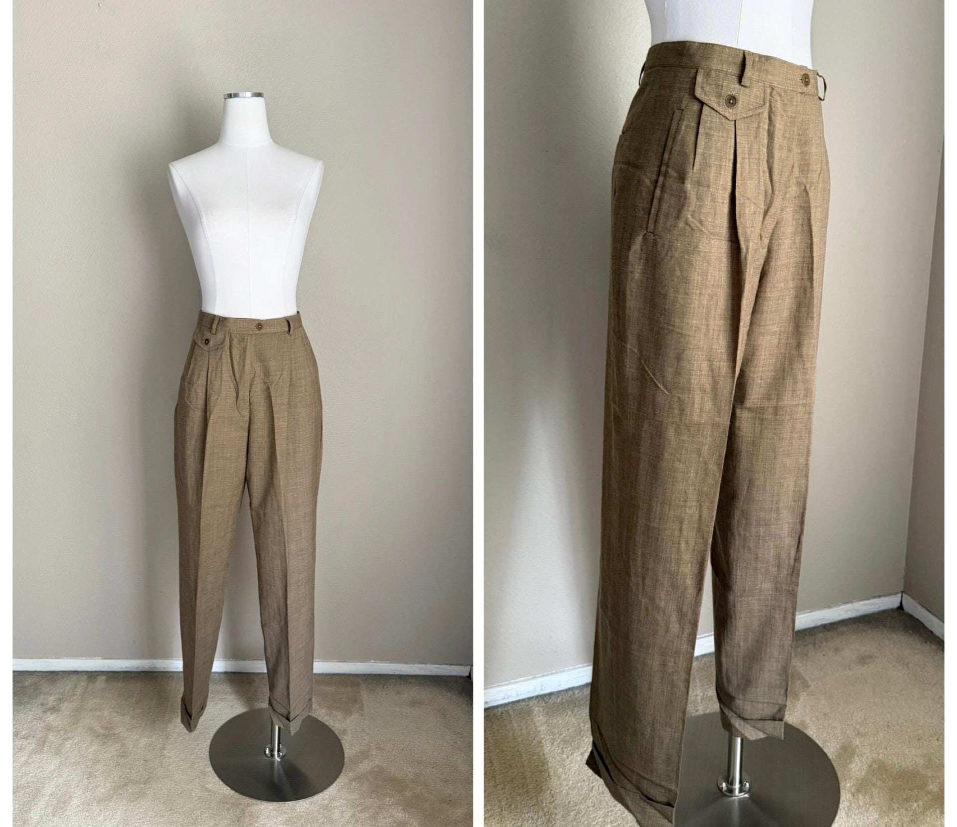 Vintage Ralph Lauren Wool Pants - Etsy