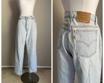 Vintage 90s Levi's 951 Jeans: Light Wash Baggy Fit, USA Made, 30x30