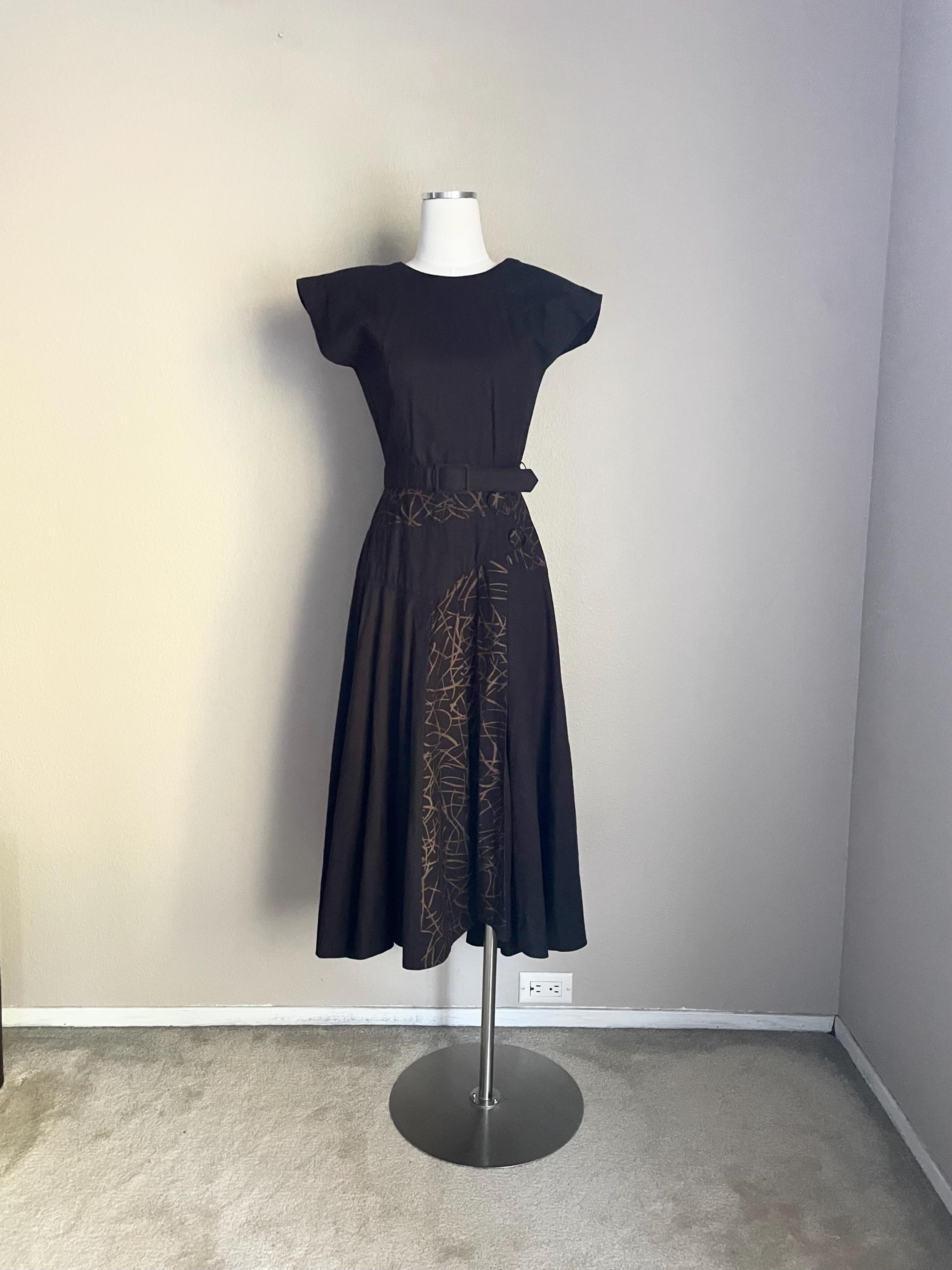 90s wrap dress Deva Wrap Dress in 90's Zepra Taupe