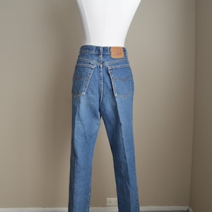 women's 501 levi's jeans / vintage medium wash 80s 501 USA made levi's jeans 30x31-women's 29/30 image 7