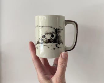 Vintage 80s Otagiri Gibson Baby Seal Pup Mug