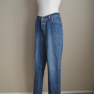 women's 501 levi's jeans / vintage medium wash 80s 501 USA made levi's jeans 30x31-women's 29/30 image 3