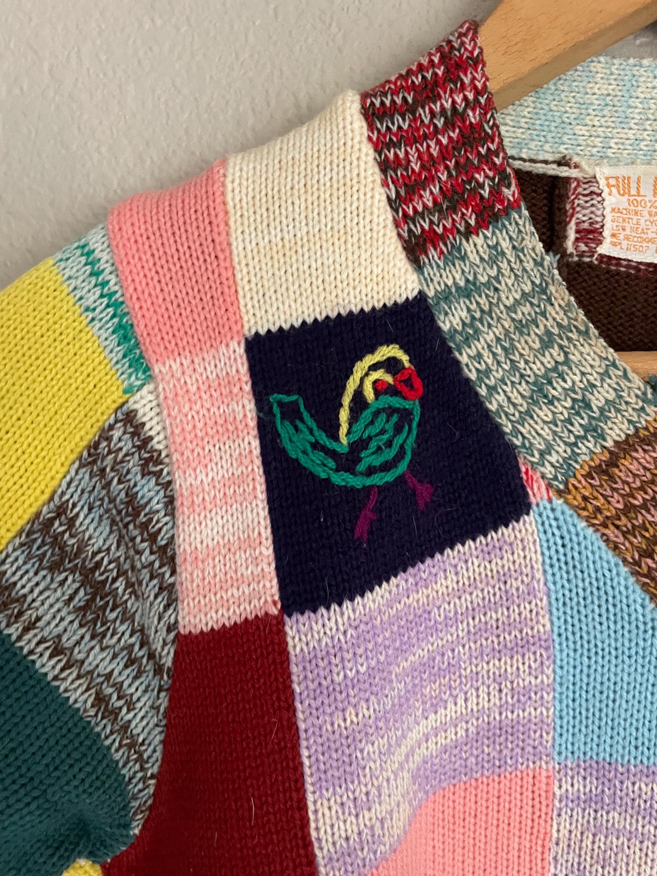 【美品】Name. NORDIC PATCHWORK KNIT SWEATER Name. 20AW NORDIC PATCHWORK KNIT SWEATER