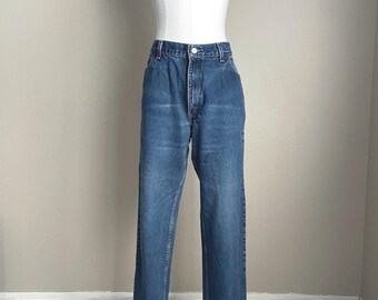 Vintage 2000 Levi's 550 High-Waisted Relaxed Fit, USA-Made 30x27