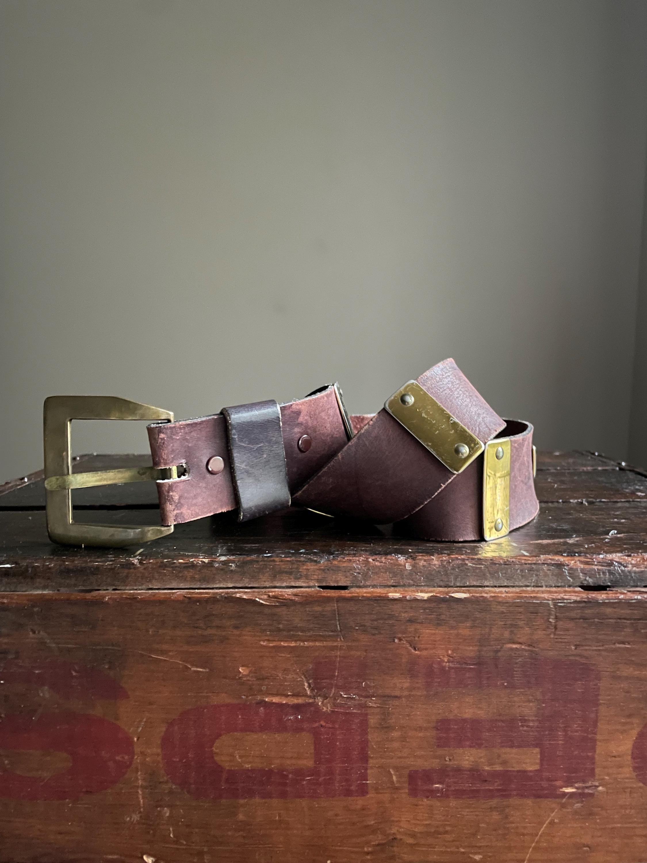 Brown Patina Belt - Etsy display picture 1