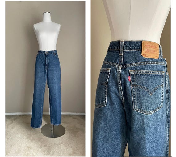 Vintage 90s Levi's 550 Jeans: High-Waisted Relaxed Fit, USA Made - women's 32- 32x30