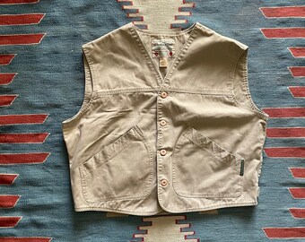 Vintage ‘80s Abercrombie & Fitch Adirondack Trail Safari Style Vest - men’s large