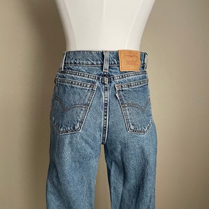 Vintage 80s 90s Levi's 350 Student White label Levi's 31350 0214 Jeans 25x28 women's 24/25 jeans image 6