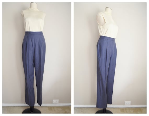 midnight silk trousers - 26