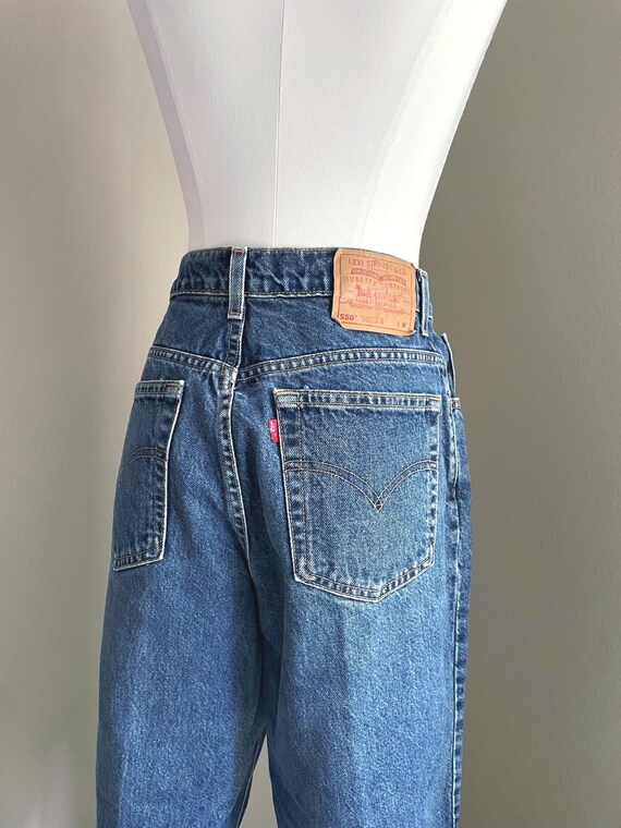 Vintage 90s Levi's 550 Jeans: High-Waisted Relaxed Fit, USA Made - women's 32- 32x30
