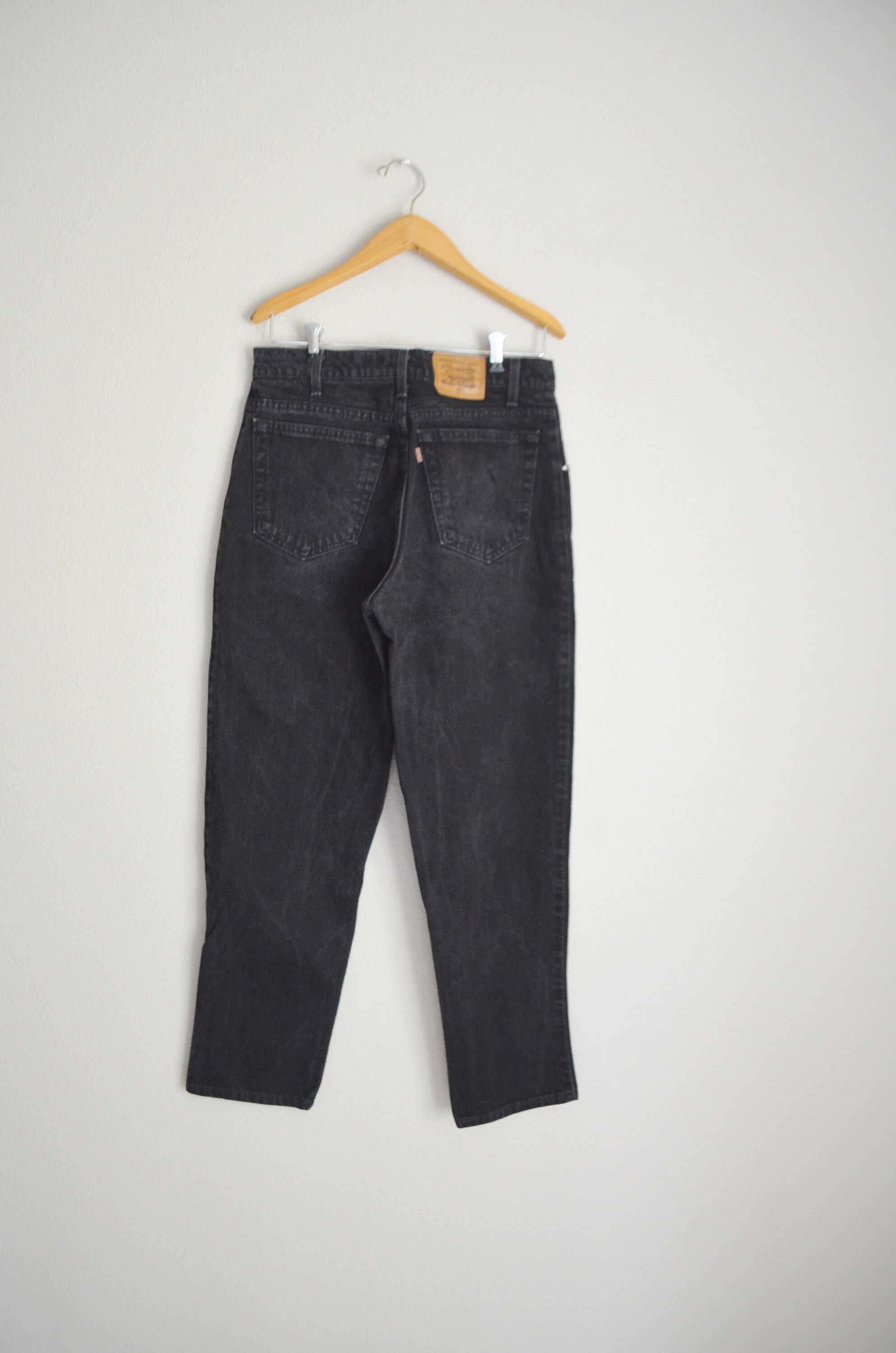 PerennialVintageShop Levi s Loose Fit 545 Black Jeans 90s Levi s Strauss Signature Black Denim Loose Jeans Men s 31x30
