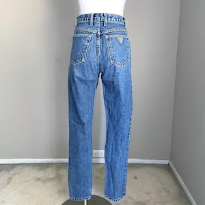 Vintage 80s GUESS USA Jeans: Petite Medium Wash Tapered Leg