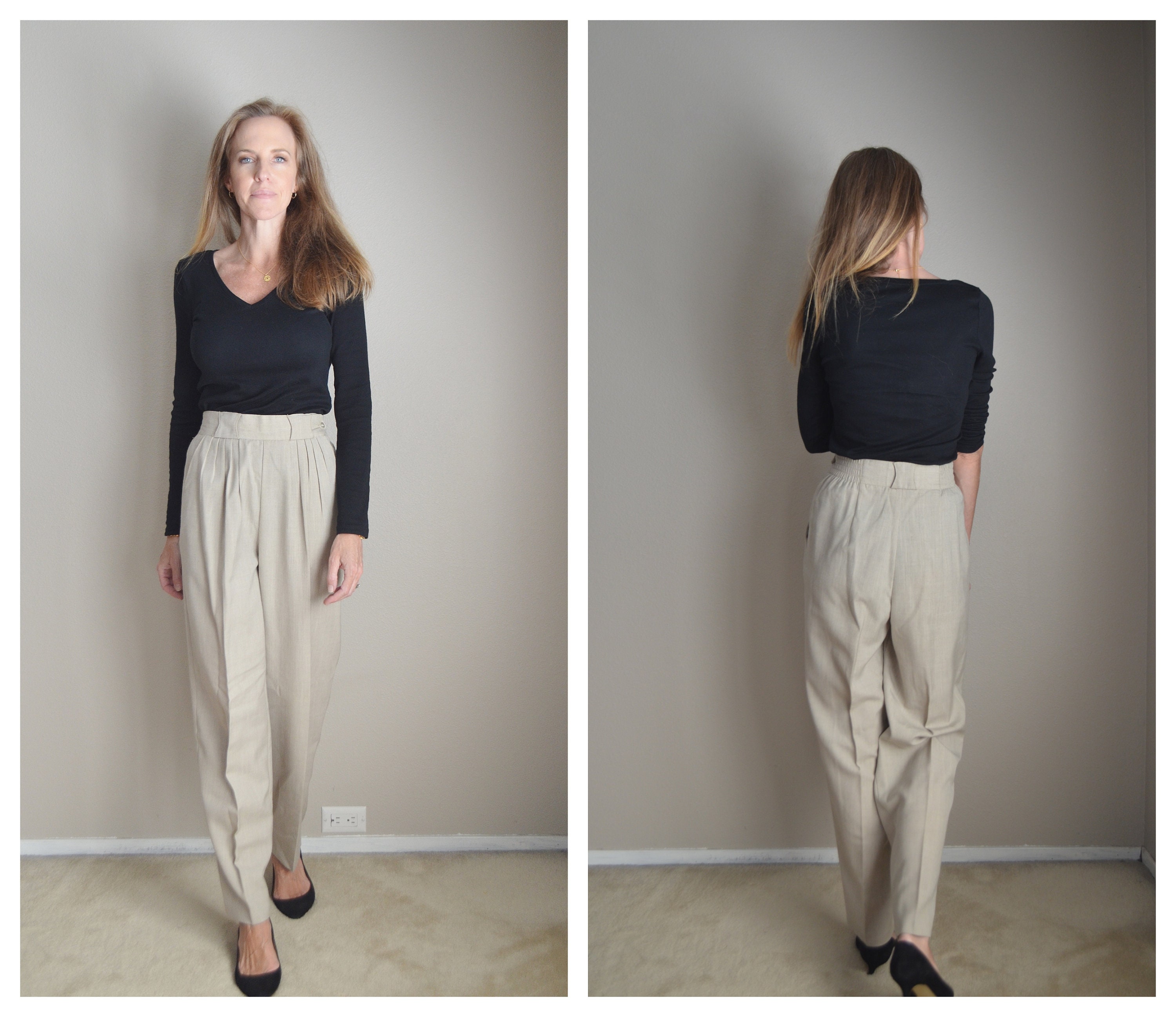 1990's Wool Pants Suit by Jones NY Women's Size 14/16, Vintage Pleated Wool  Trousers Size 14/16, Mix and Match Pleated Trousers and Blazer 