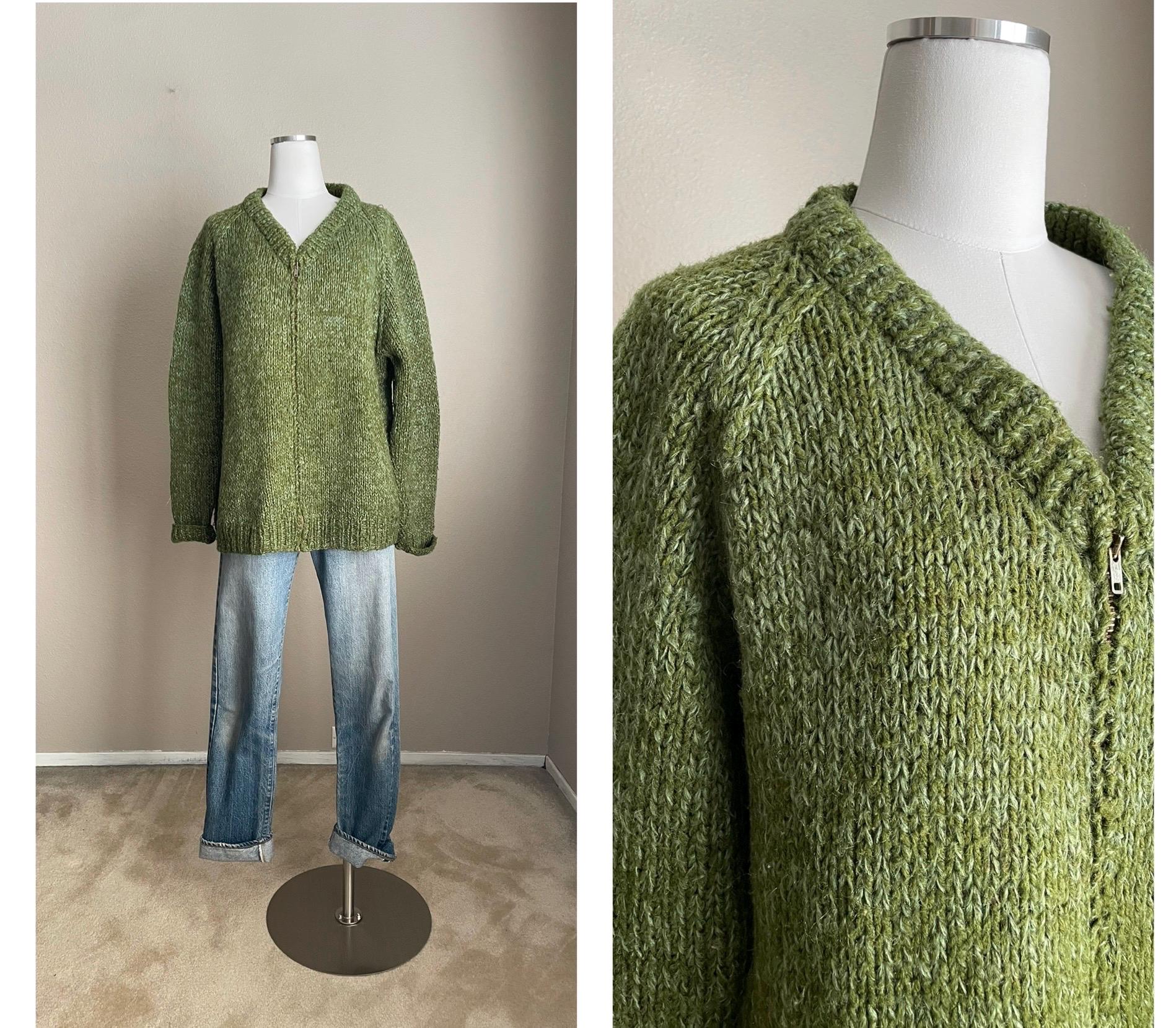 Vintage 50s Varsity Green Wool Cardigan 1950s Sweater - Etsy