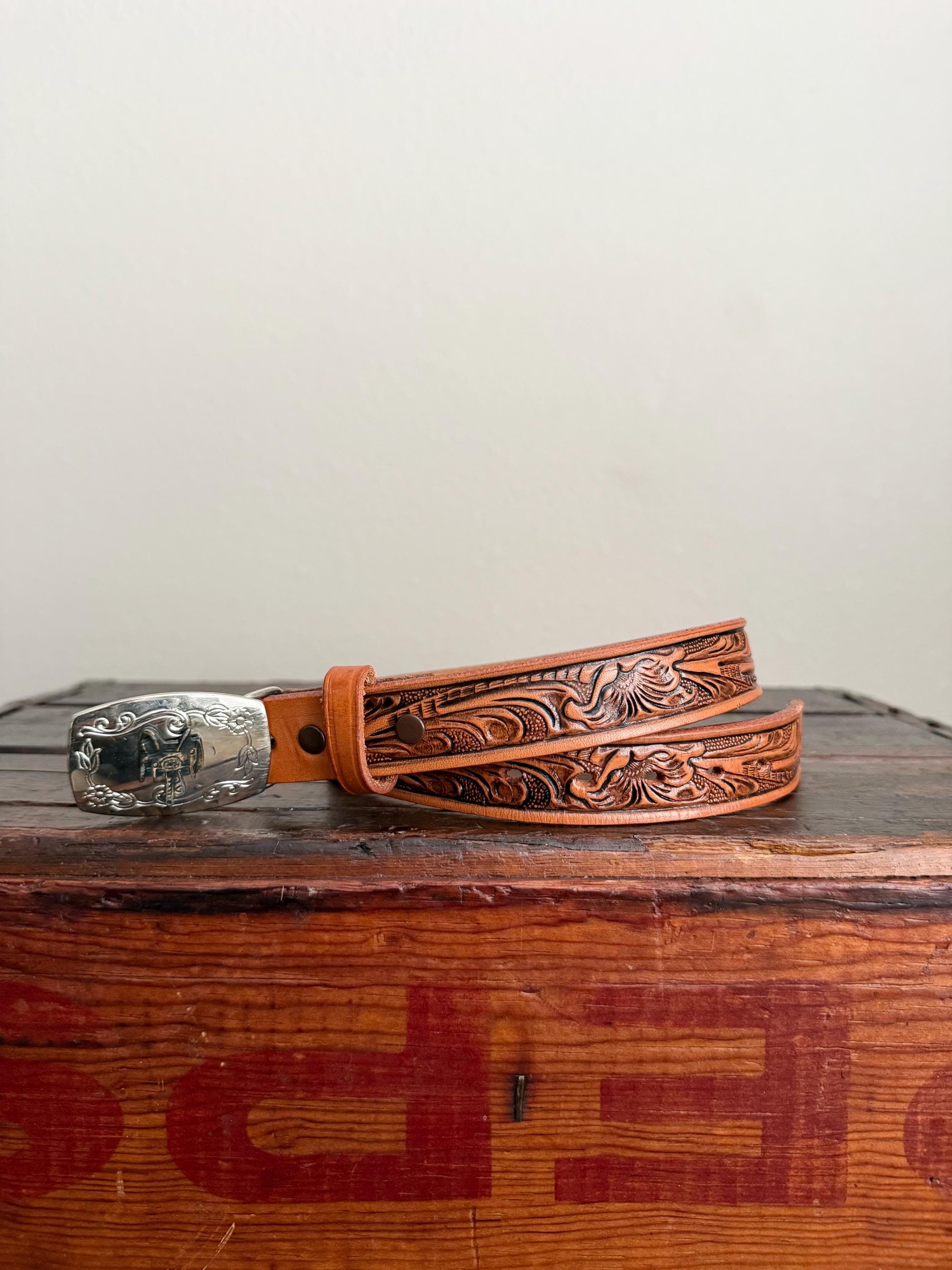 90s Western Belt - Etsy