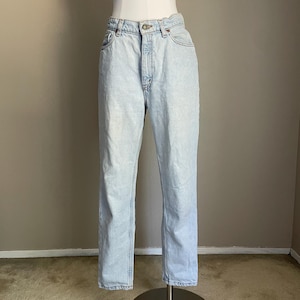 Vintage 90s Levi&#39;s 512 Jeans: Slim Fit High Waisted Light Wash Denim - 27x28