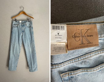vintage 90s light wash CK jeans -project jeans- 28/29- deadstock