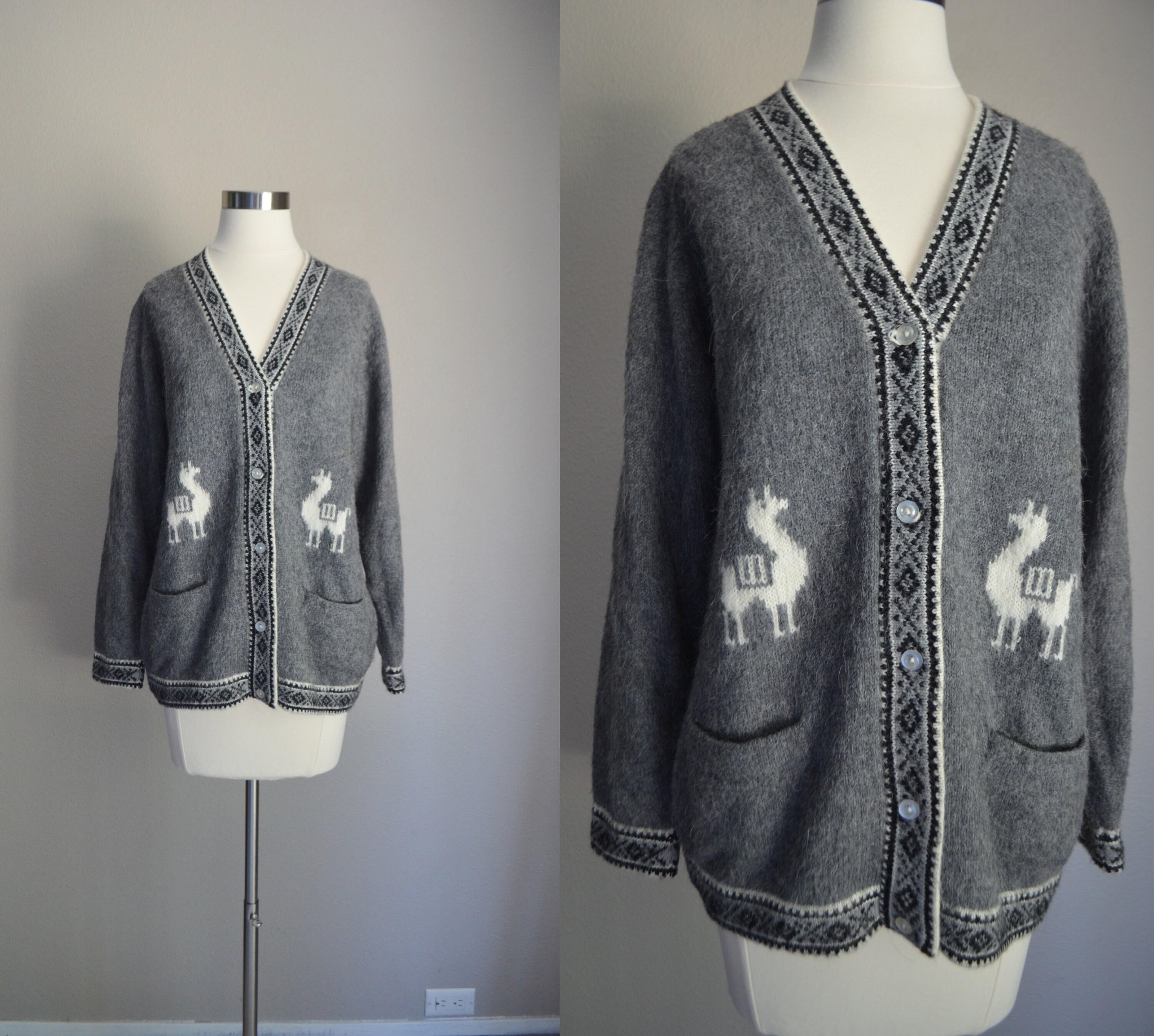 Peruvian Cardigan - Etsy