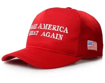 MAGA Embroidered Baseball Cap – Solid Color Sunshade, Patriotic Gift