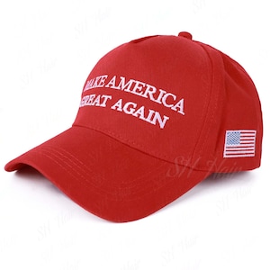 MAGA Embroidered Baseball Cap – Solid Color Sunshade, Patriotic Gift