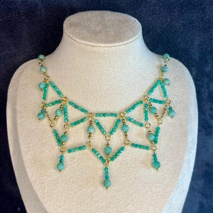 Collana con amazzonite