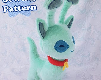 Aisha Plush Sewing Pattern, Digital PDF and Embroidery Files for Crafting Plushie
