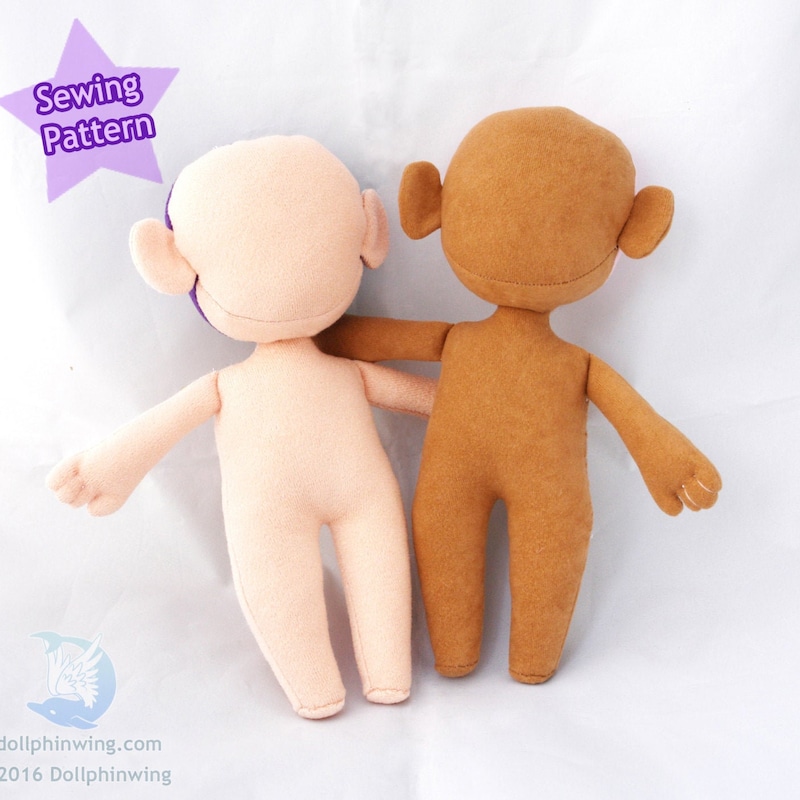 Plush Doll Pattern - Etsy