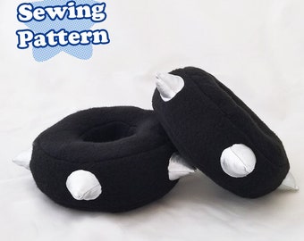 Spike Bracelet Plushie Sewing Pattern, Costume Cosplay Pattern Download Tutorial