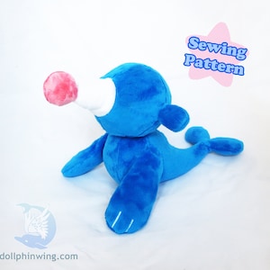 PDF Sewing Pattern Circus Seal Plushie PDF