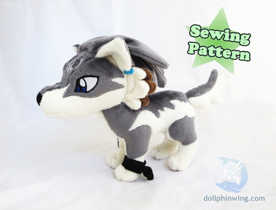 wolf plush pattern free