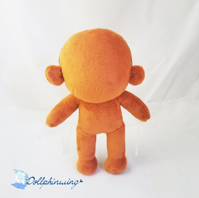 Small Doll Sewing Pattern, PDF Pattern Download, Kpop Style Plushie, 20cm Humanoid Doll image 4