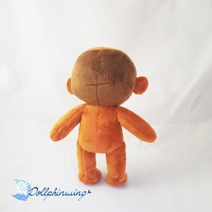 Small Doll Sewing Pattern, PDF Pattern Download, Kpop Style Plushie, 20cm Humanoid Doll image 6