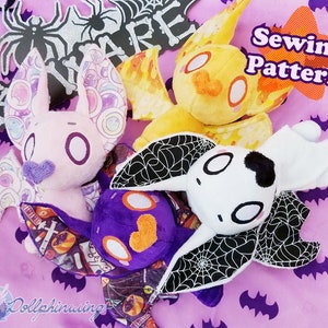 Bat Plush Sewing Pattern, Bat Plushie Pattern PDF Pattern