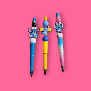Handcrafted Stitch beaded pens