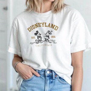 Disneyland Shirt Theme Park Gift Tee Collectible Disney Unisex Souvenir Fan Shirt Perfect Disney Park Visit Apparel Gift