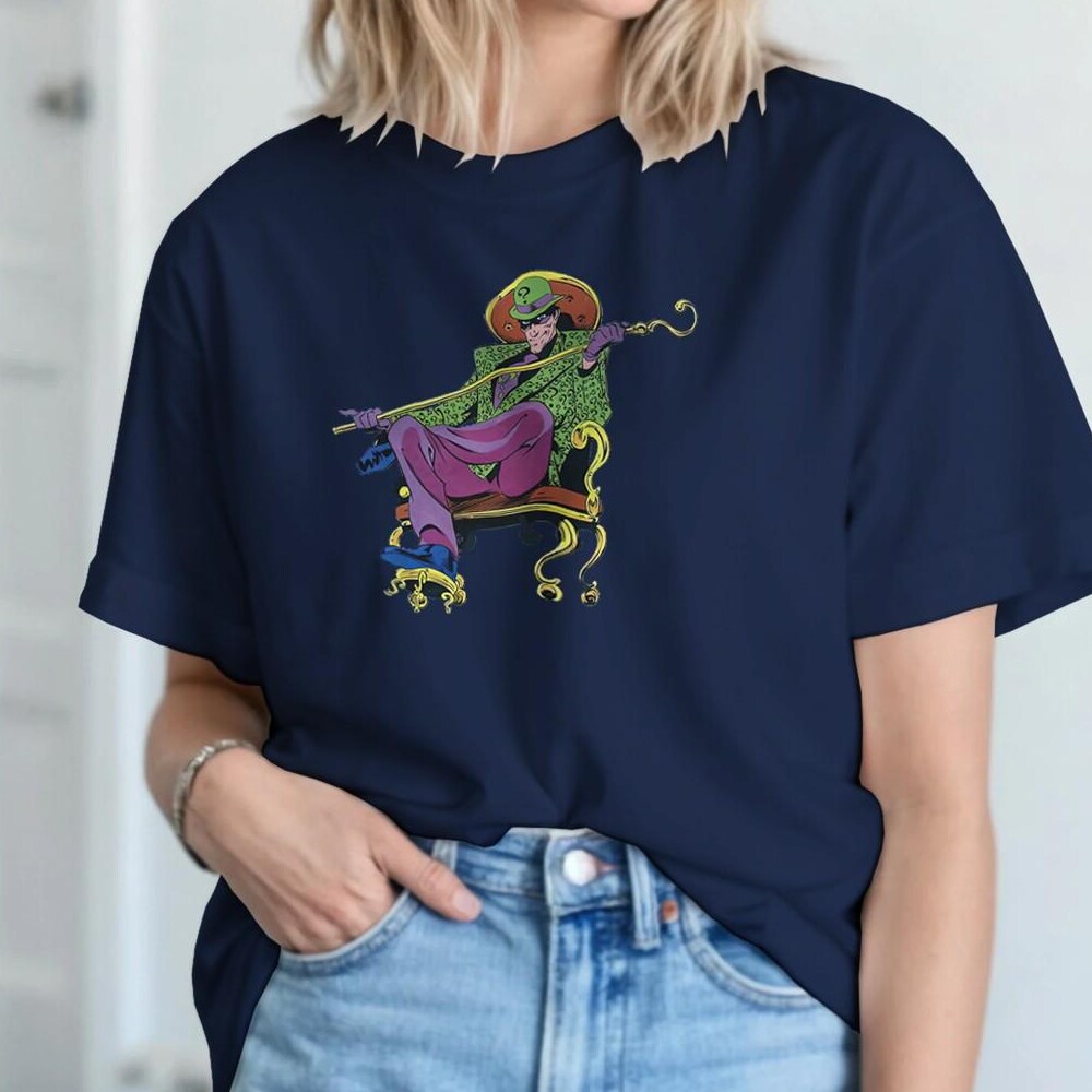 Vintage Riddler Shirt Retro Batman Villains Tee Dc Comics Supervillain ...
