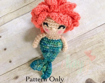 Crochet Pattern, Merbaby Rattle