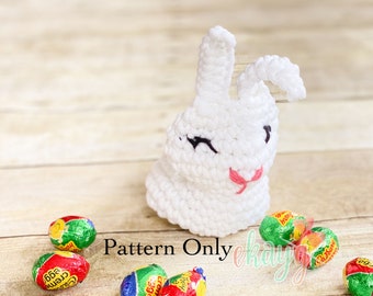 Crochet Pattern, Bunny Scrubby, Bunny Basket