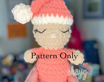 Crochet Pattern, No-Sew Baby Doll