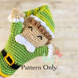 Crochet Pattern, Elf Hand Puppet image 1