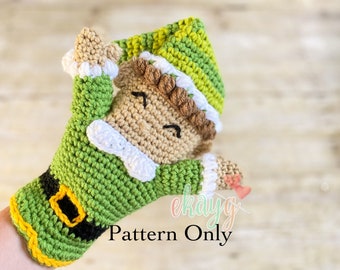 Crochet Pattern, Elf Hand Puppet