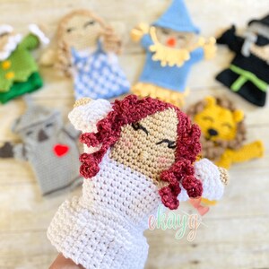 Crochet Pattern, Glinda the Good Witch Hand Puppet, The Wonderful Wizard of Oz image 4