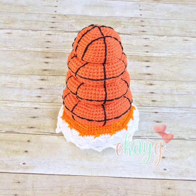 Basketball Stacking Rings Crochet Pattern Baby Toy