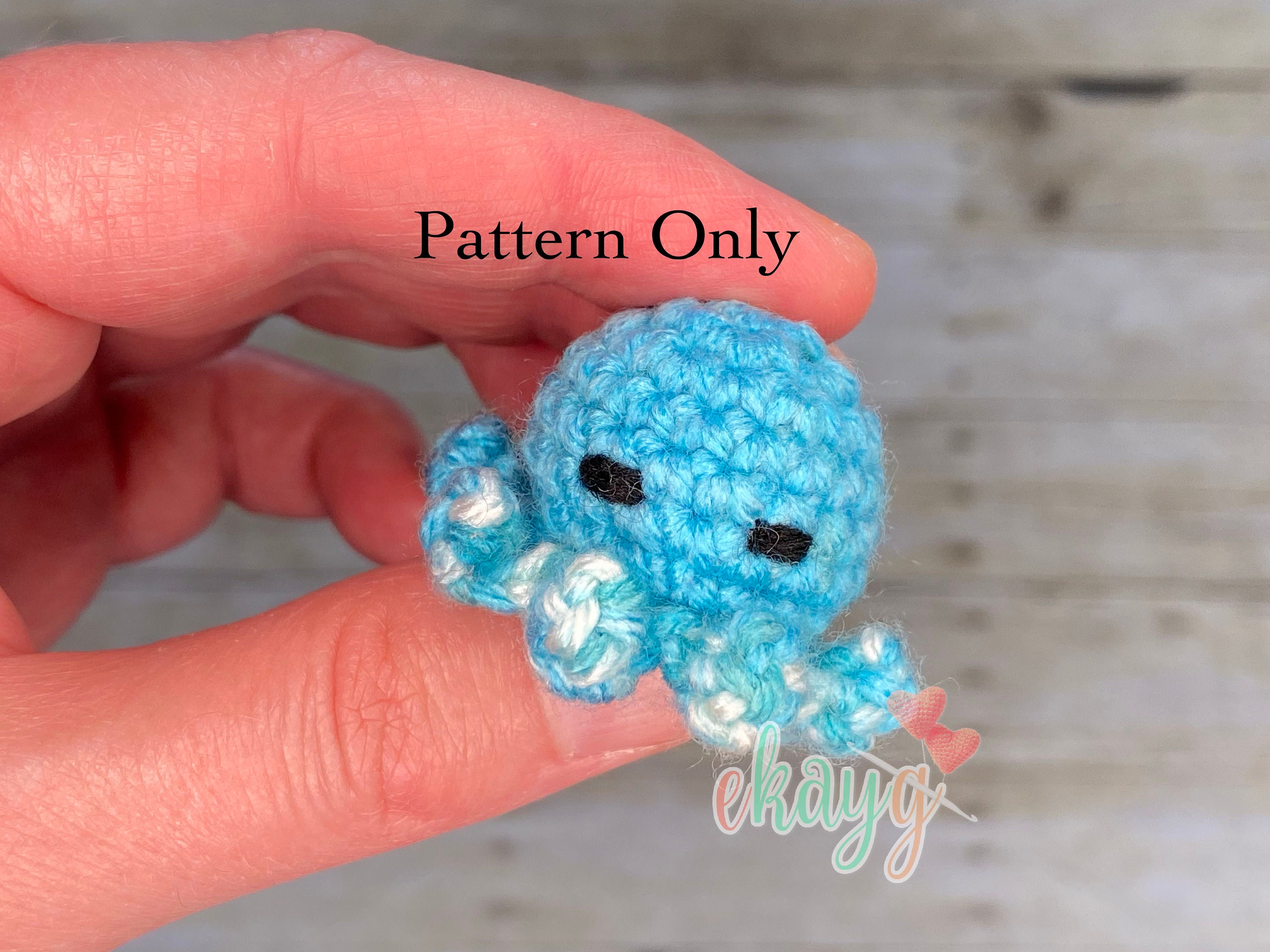 18 Mini Octopus Crochet Patterns: Delightful Projects for Crafty Sea Lovers 18 Crochet Pattern Tiny Scrap Yarn Octopus