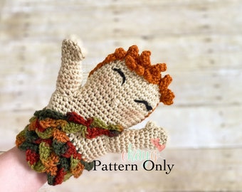 Crochet Pattern, Peter Pan Hand Puppet, Peter Pan and Wendy Puppets