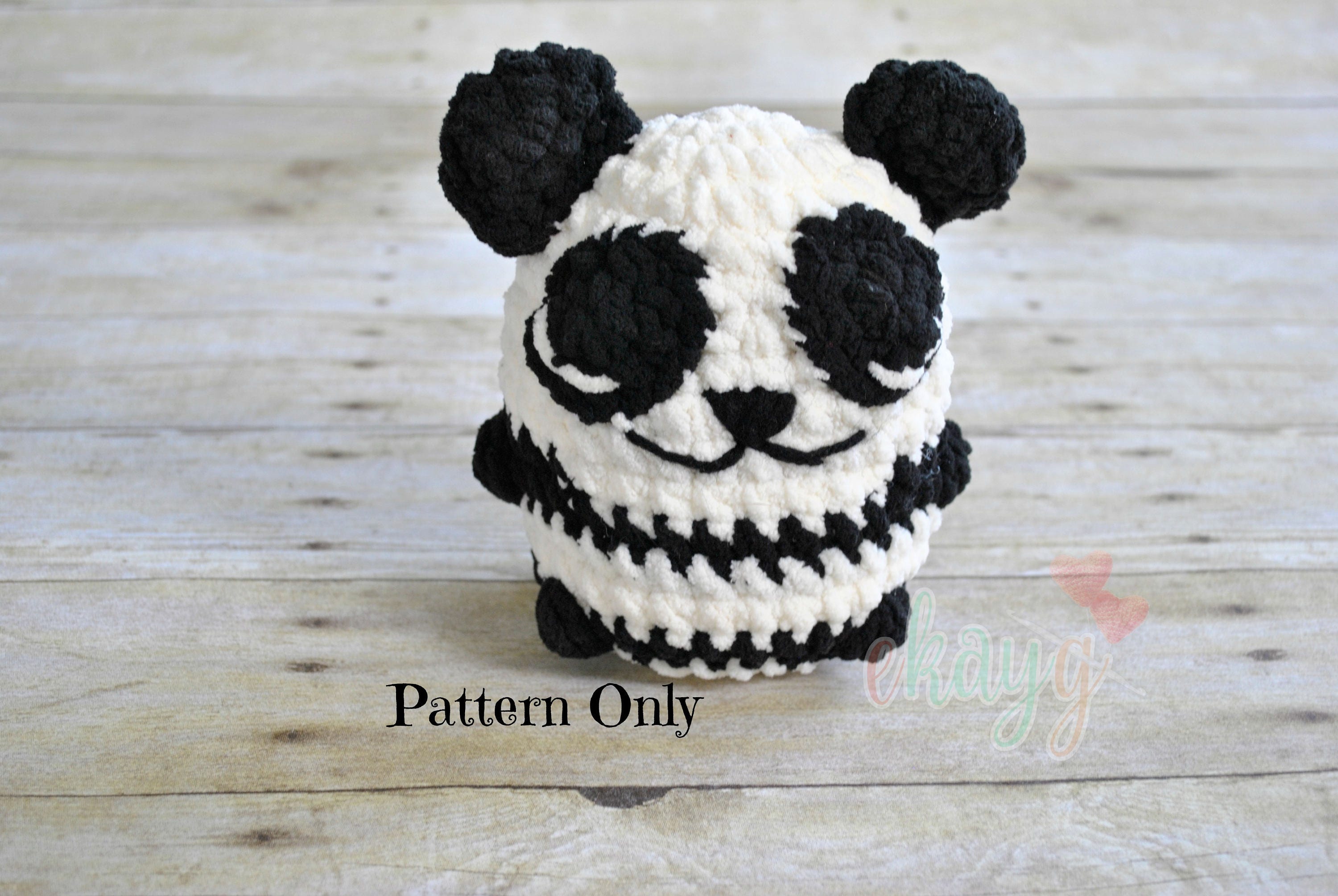 40 Crochet Stuffies with Cows, Frogs, Koalas, and Cthulhu 39 Crochet Pattern Puffy Stuffy Panda
