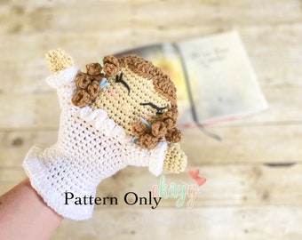 Crochet Pattern, Wendy Darling Hand Puppet, Peter Pan Puppets