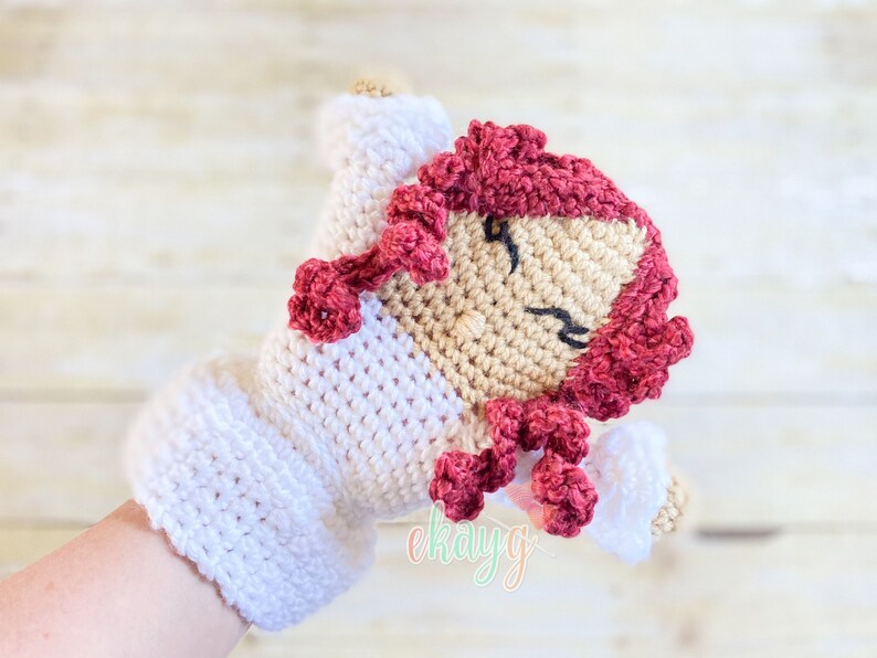 Crochet Pattern, Glinda the Good Witch Hand Puppet, The Wonderful Wizard of Oz image 3