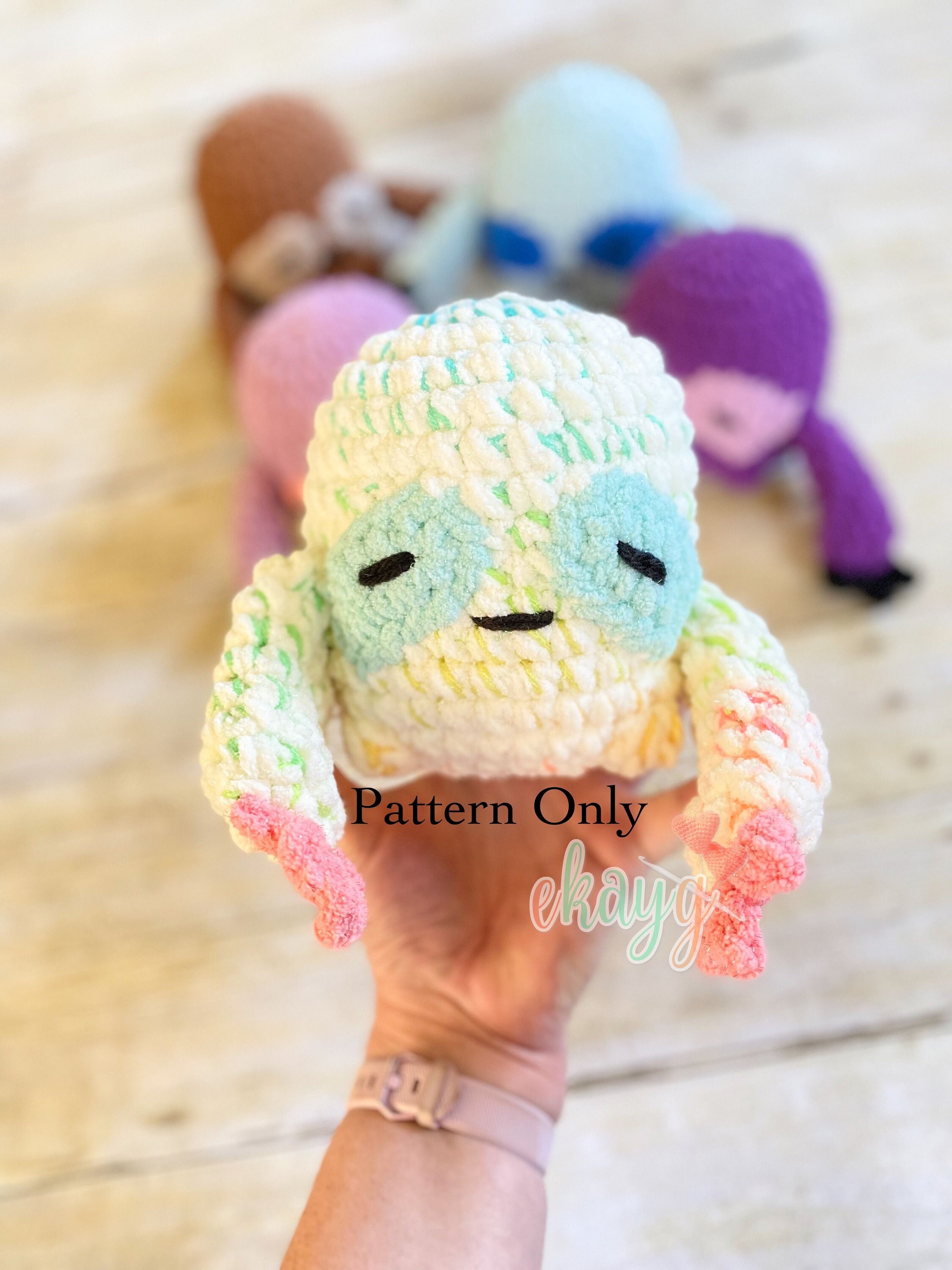 40 Crochet Stuffies with Cows, Frogs, Koalas, and Cthulhu 38 Crochet Pattern Puffy Stuffy Sloth
